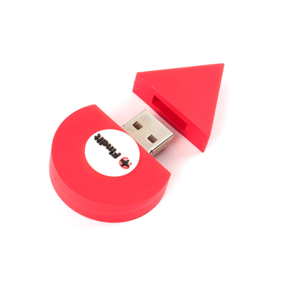 Custom USB Flash Drives Colorful Open Mold By Customer Shape With Fast Data Preload