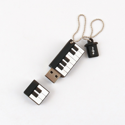 Flash Memory UDP or PCBA Custom USB Flash Drives with Open Mold Piano Shape