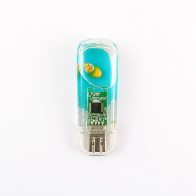 Plastic USB Stick Inside Put Liquid Usb Flash Drive Customized Boat Inside