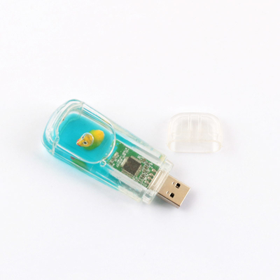 Plastic USB Stick Inside Put Liquid Usb Flash Drive Customized Boat Inside