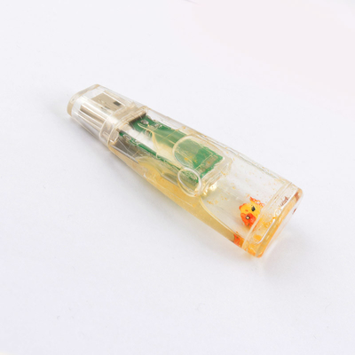 Plastic Liquid USB Flash Drive Our Side Plastic Inside Duck Can Customized Made