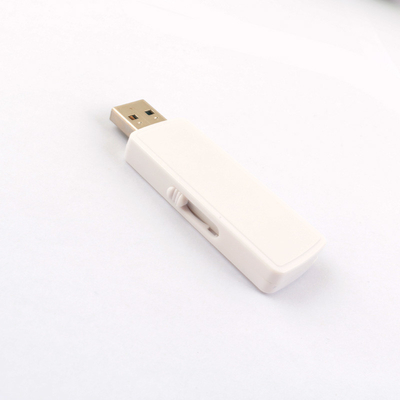 Recycled Black/White plastic usb memory Custom Memory Sizes 1G-1TB Operating Temp 0.C-60.C