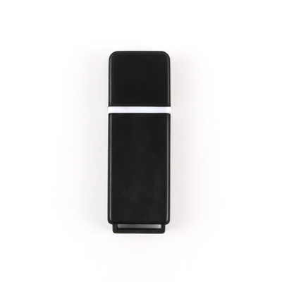 Customizable Black and White Rubber Oil USB Stick for Gift and Retail