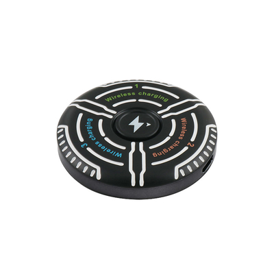 Multifunction Wireless Charger Support Box Print Logo Fidget Spinner Light Indicator