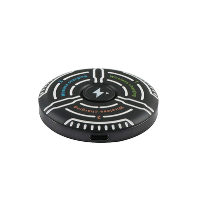 Multifunction Wireless Charger Support Box Print Logo Fidget Spinner Light Indicator