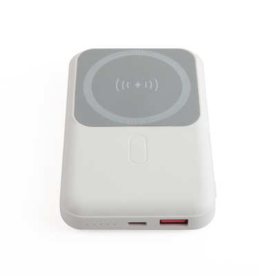 PC Portable Power Bank With Li Polymer Battery Small White Box Micro USB Type C Input Interface