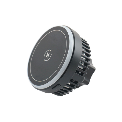 15W Car Wireless Charger Magnetic Type With LED Light And Refrigerant