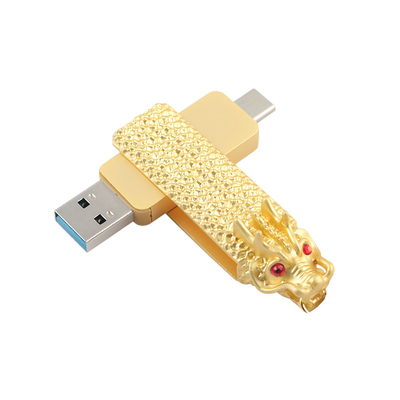 Dragon-Shaped Type C And Usb Flash Drive With Fast Reading And Writing 3.0 usb