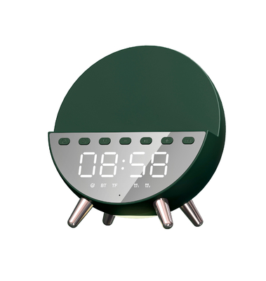 Clock Wireless Charger Mobile Phone Holder Fast Charger 15W with light