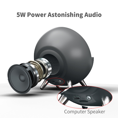 15W Fast Charging Wireless Charger with Bluetooth Speaker and Light 131*75*146MM Body Size