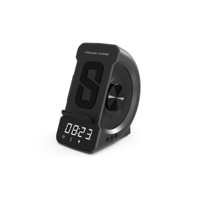 With Bluetooth Speaker Wireless Charger With Clock And Fast Charger