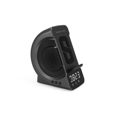 With Bluetooth Speaker Wireless Charger With Clock And Fast Charger