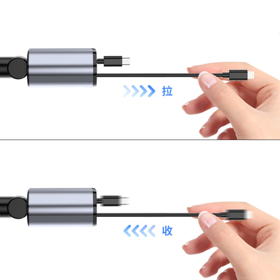 ABS PC Aluminium Alloy Car Charger For IPhone Output 5V/2.4A Compact And Lightweight