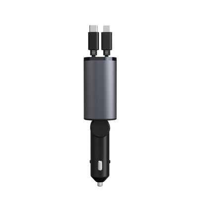 Convenient USB-C Output 5V/3A Car Charger with MAX 120W Rated Power