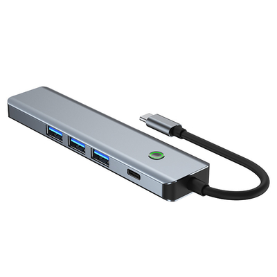 Multifunctional Data Station Usb C Hub Smart Adapter With 5Gbps Transfer Speed
