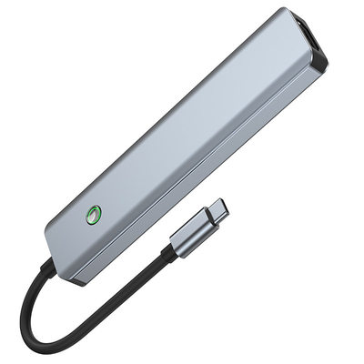 Multifunctional Data Station Usb C Hub Smart Adapter With 5Gbps Transfer Speed