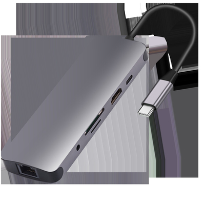 USB 3.0 Station Usb C Hub Smart Adapter  / Memory Card Hub with 5Gbps Data Transfer Speed