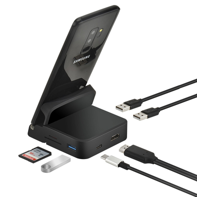 5Gbps Data Transfer Type C Usb Hub Adapter Multi Port Hub For Laptop Phone Holder
