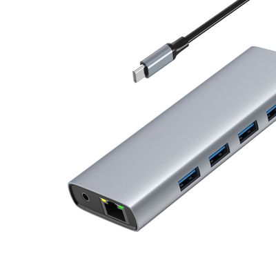Speedy Aluminum Multi Port HDMI Hub And Usb For Enhanced Connectivity