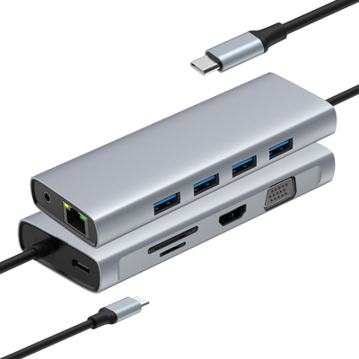 Speedy Aluminum Multi Port HDMI Hub And Usb For Enhanced Connectivity