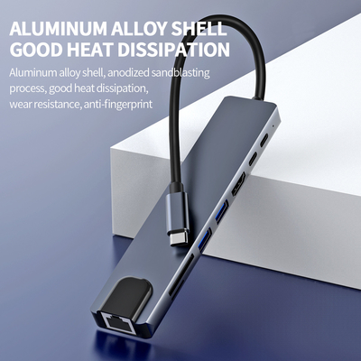Speedy Data Transfer Aluminum Memory Card Reader Fast Hub / Memory Card Hub with Charming Style