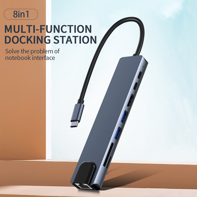 Speedy Data Transfer Aluminum Memory Card Reader Fast Hub / Memory Card Hub with Charming Style