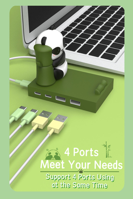 Chic 5Gbps USB C to USB A Station Usb C Hub Smart Adapter OEM Ports Hub With Hdmi