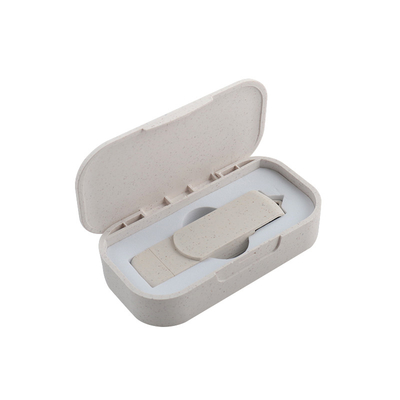 Recyclable Material Box USB Flash Drive With Type C 3.0 Password Protected Data Storage Device