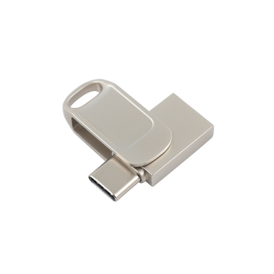Metal Dual USB Flash Drive with Password Protection and Speed Type C Compatibility