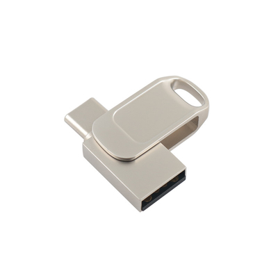 Metal Dual USB Flash Drive with Password Protection and Speed Type C Compatibility
