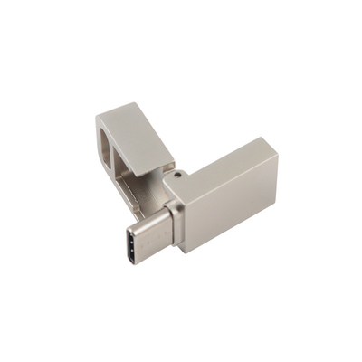 Metal USB 3.0 And Type C Flash Drive With Type C Can Laser Logo One Face Do Promition