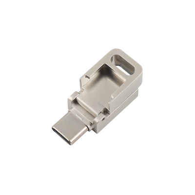 Metal USB 3.0 And Type C Flash Drive With Type C Can Laser Logo One Face Do Promition