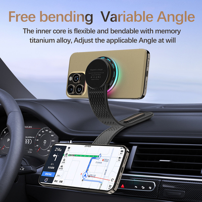 Magnetic Suction Type Vehicle-Mounted Wireless Charger for Stable Charging on the Go
