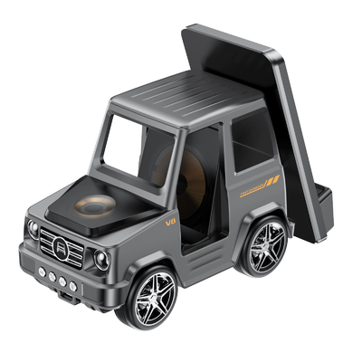 Cool Car Shaped Gray Color Wireless Charger Fast Charging For IPhone Airpods IWatch