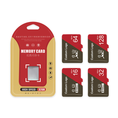 Customizable SanDisk 128GB 3.0 Memory Card with Protective Case OEM Blister Packing