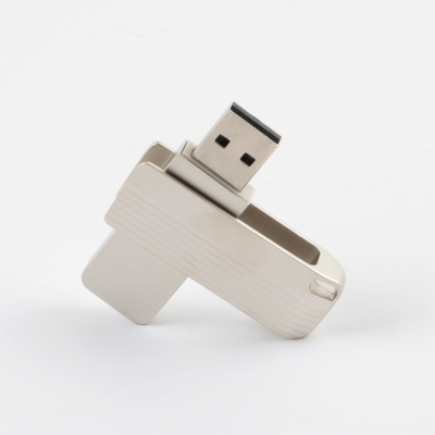 Flexible Twist 3.0 2.0 Usb Flash Drive , 128GB 256GB Matt Metal Swivel Usb 100MBS