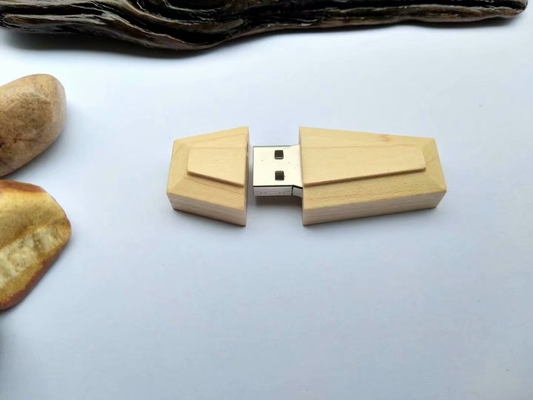 Eco Friendly Wooden USB Flash Drive Bamboo Wood Function with 10 20MB/S Reading Speed