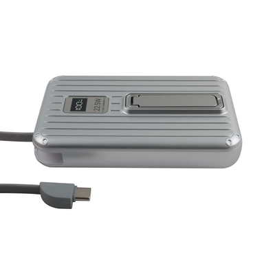 White Portable Power Bank with Accessory Cable Manual Box and 38.3 Passed