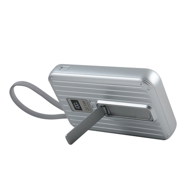 White Portable Power Bank with Accessory Cable Manual Box and 38.3 Passed