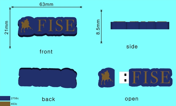 Customized Shapes USB Flash Memory PVC or Silicone Production Made Easy with Open Mold