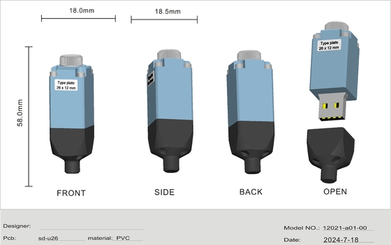 Custom USB Flash Drives with Data Encryption and Fast Artwork Turnaround Follow Customer Request Data Retention 10 Years