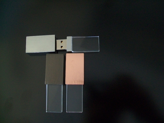 Crystal Usb Inside With LED Light When Working LED Light Shiny
