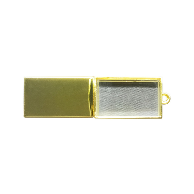 Stylish Crystal LED Light USB with Metal Body and USB 2.0 8-15MB/S Reading Speed