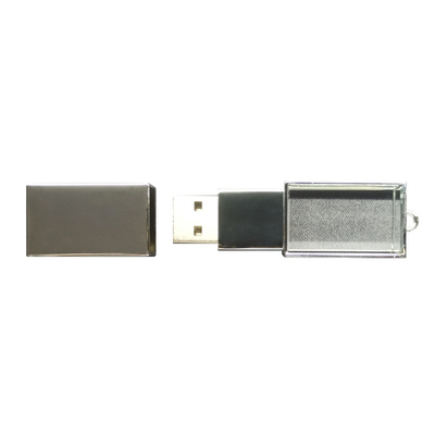Stylish Crystal LED Light USB with Metal Body and USB 2.0 8-15MB/S Reading Speed