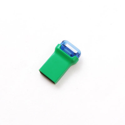 Green Color Mini Usb 3.0 Metal Usb Flash Drive Rectangular With A-Class Flash Chip