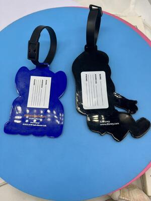 Pvc Material Made By Baggage Tag Follow Customer Design Baggage Tag Put On Traveling Case