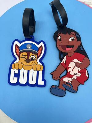 Pvc Material Made By Baggage Tag Follow Customer Design Baggage Tag Put On Traveling Case