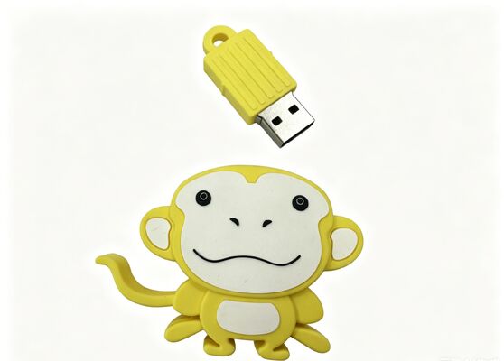 Customized Shaped By Monkey PVC Mold Personalized USB Flash Drive Featuring Data Encryption Option For Marketing And Secure Data Access