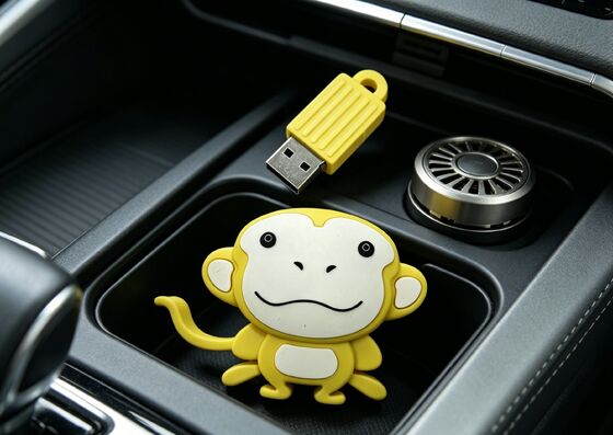 Customized Shaped By Monkey PVC Mold Personalized USB Flash Drive Featuring Data Encryption Option For Marketing And Secure Data Access