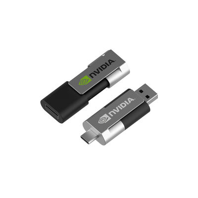 Data Password Enabled Type C OTG USB Flash Drive Metal Plastic Operating Temperature Range Minus 10 Celsius To 60 Celsius